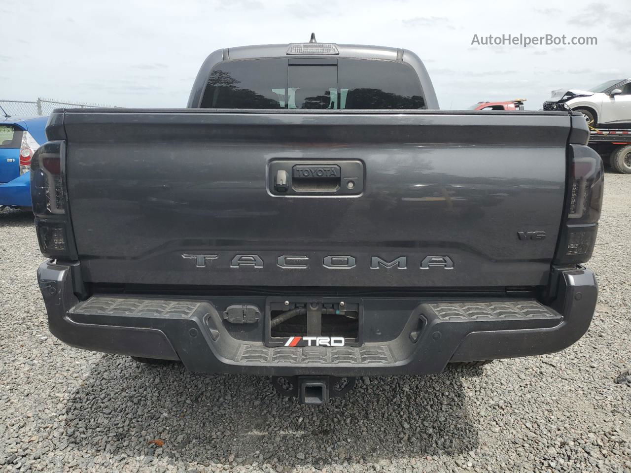 2020 Toyota Tacoma Double Cab Gray vin: 3TMAZ5CN2LM129891