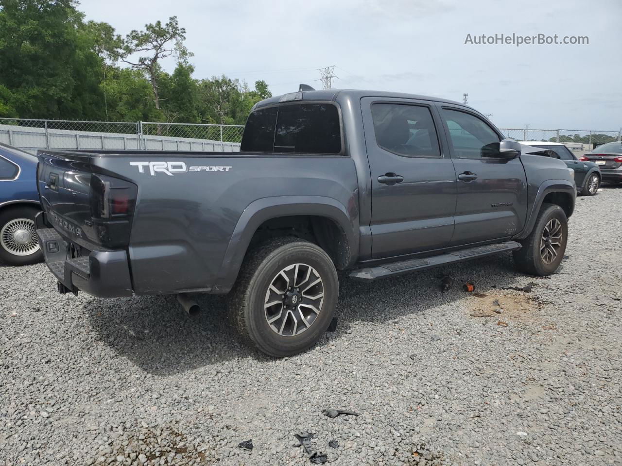 2020 Toyota Tacoma Double Cab Серый vin: 3TMAZ5CN2LM129891