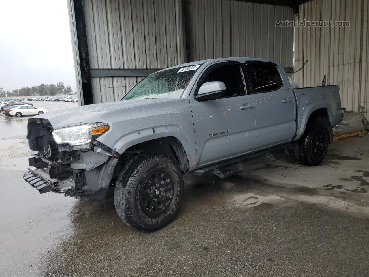 2021 Toyota Tacoma Double Cab Silver vin: 3TMAZ5CN2MM141900