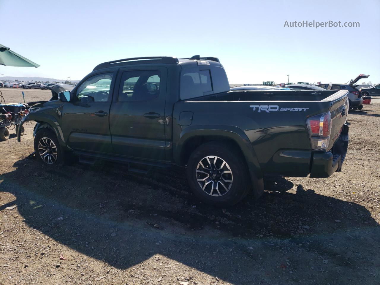 2021 Toyota Tacoma Double Cab Green vin: 3TMAZ5CN2MM146305