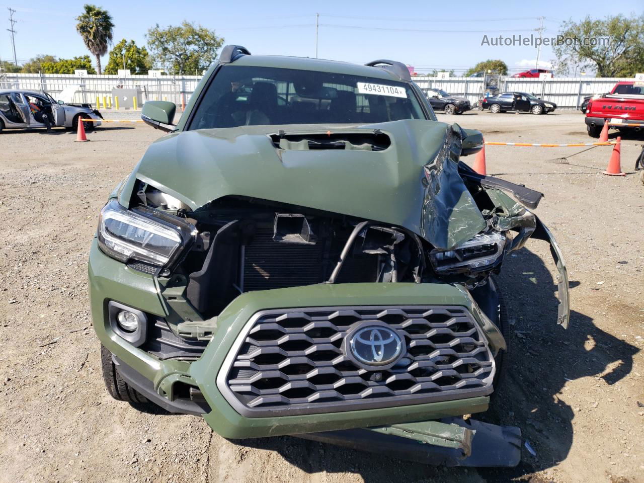 2021 Toyota Tacoma Double Cab Green vin: 3TMAZ5CN2MM146305