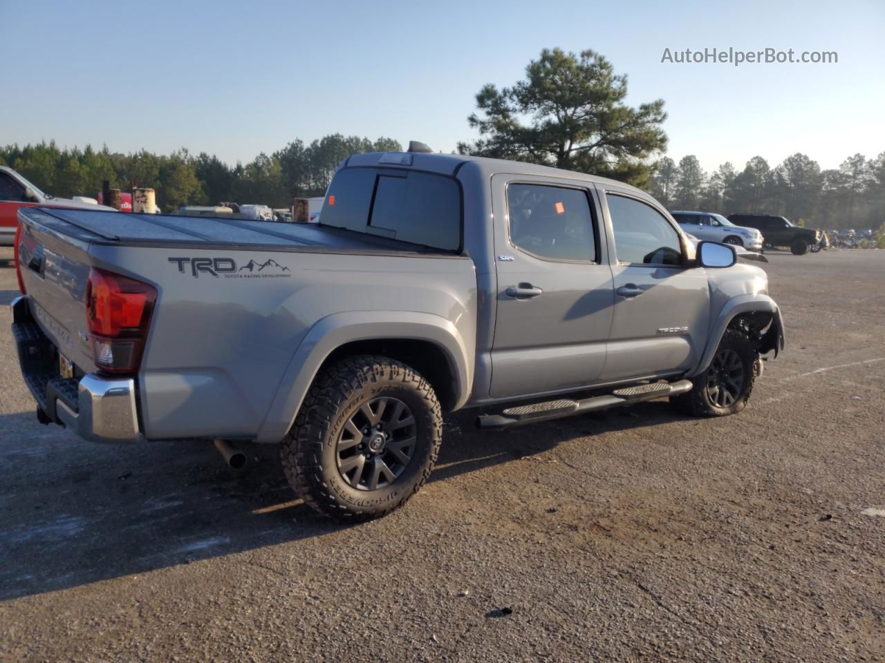 2020 Toyota Tacoma Double Cab Серый vin: 3TMAZ5CN3LM114963