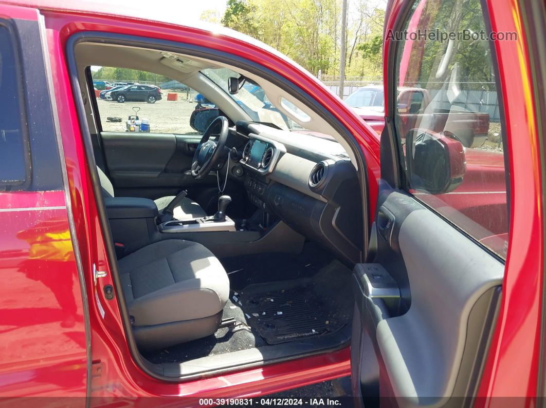 2020 Toyota Tacoma Sr5 V6 Red vin: 3TMAZ5CN3LM134176