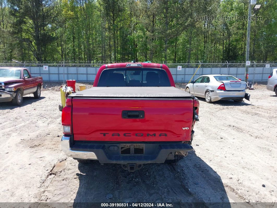 2020 Toyota Tacoma Sr5 V6 Red vin: 3TMAZ5CN3LM134176