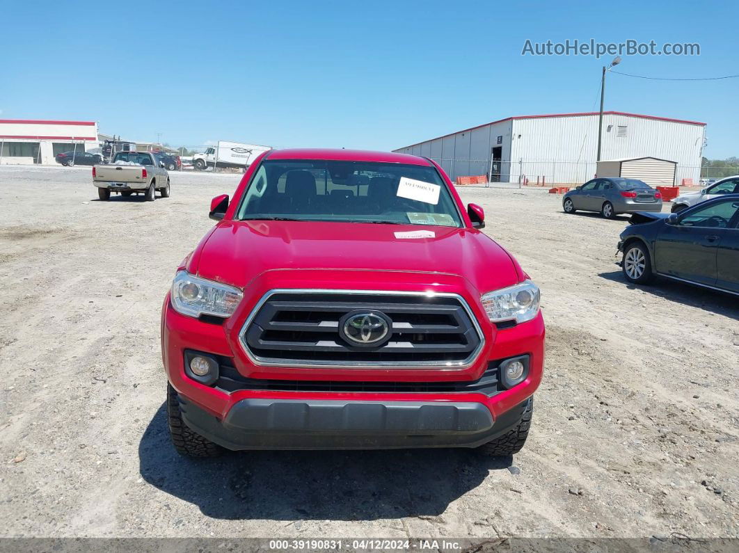 2020 Toyota Tacoma Sr5 V6 Red vin: 3TMAZ5CN3LM134176