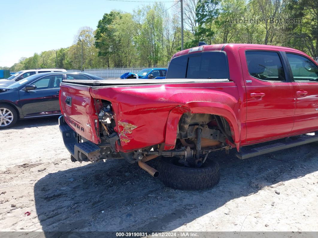 2020 Toyota Tacoma Sr5 V6 Red vin: 3TMAZ5CN3LM134176