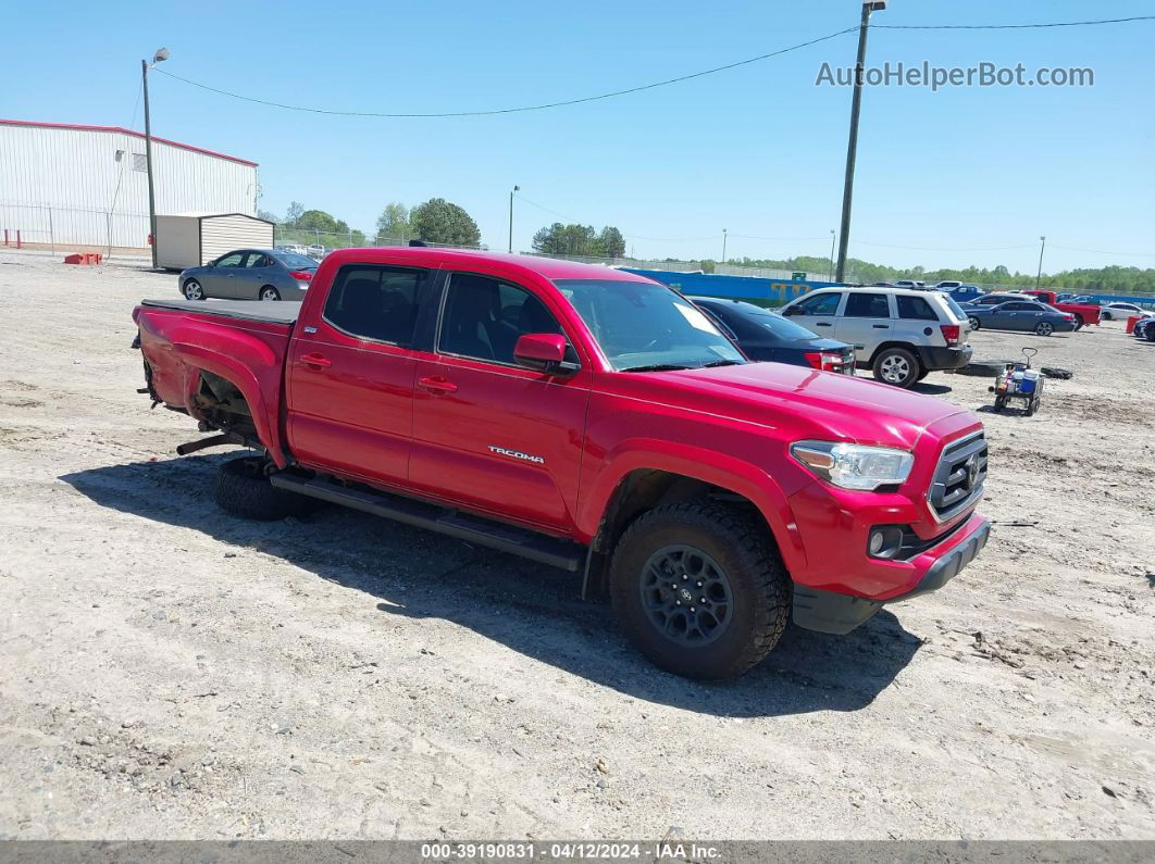 2020 Toyota Tacoma Sr5 V6 Red vin: 3TMAZ5CN3LM134176