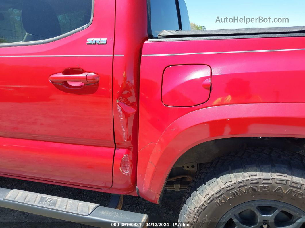 2020 Toyota Tacoma Sr5 V6 Red vin: 3TMAZ5CN3LM134176