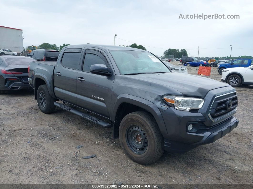 2021 Toyota Tacoma Sr5 V6 Gray vin: 3TMAZ5CN3MM143252