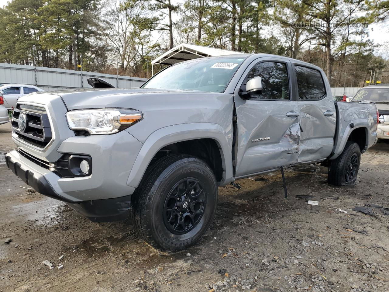 2021 Toyota Tacoma Double Cab Turquoise vin: 3TMAZ5CN3MM150301