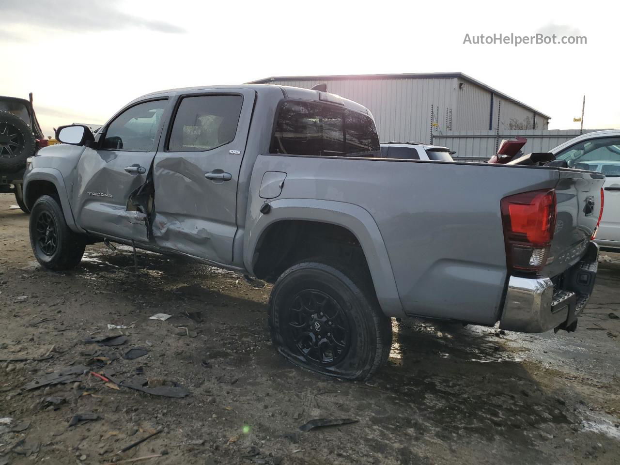 2021 Toyota Tacoma Double Cab Turquoise vin: 3TMAZ5CN3MM150301