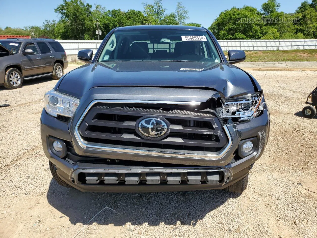 2021 Toyota Tacoma Double Cab Gray vin: 3TMAZ5CN3MM156891