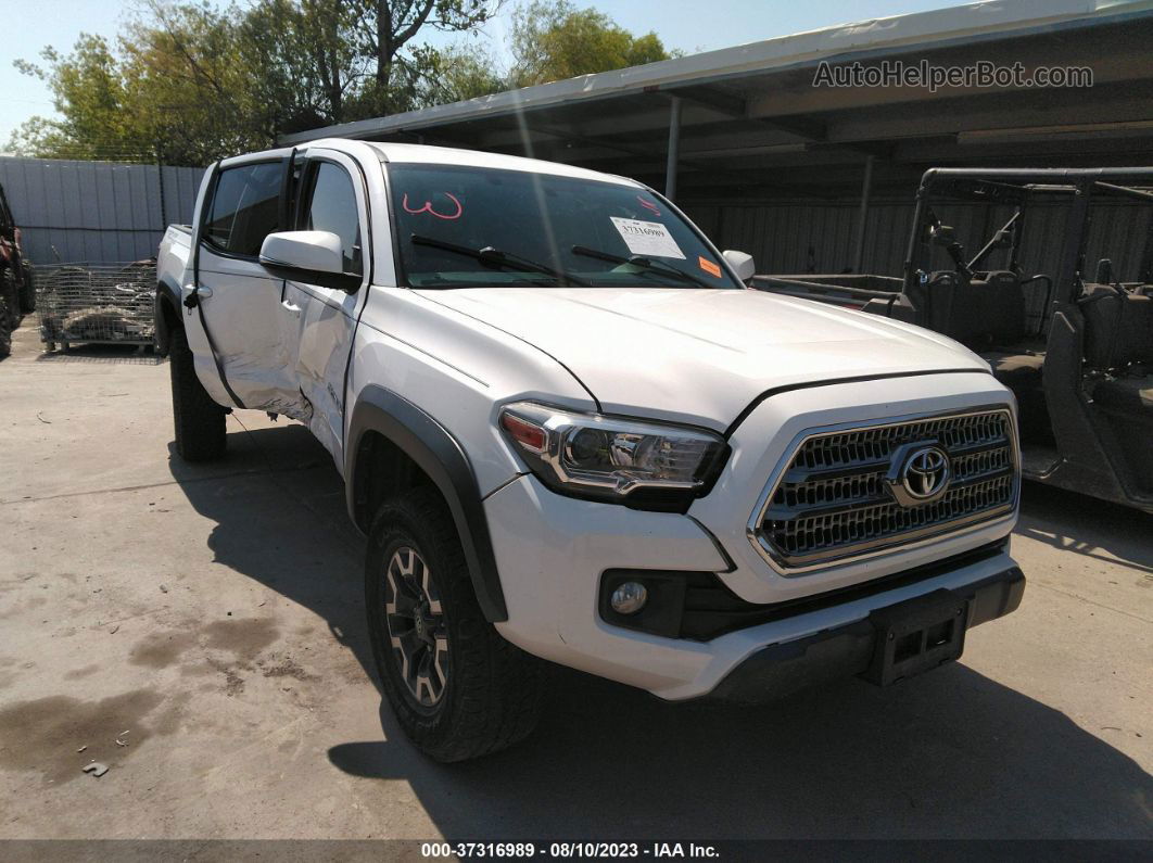 2017 Toyota Tacoma Trd Off Road White vin: 3TMAZ5CN4HM028522