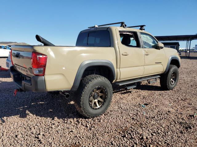 2017 Toyota Tacoma Double Cab Beige vin: 3TMAZ5CN4HM050603