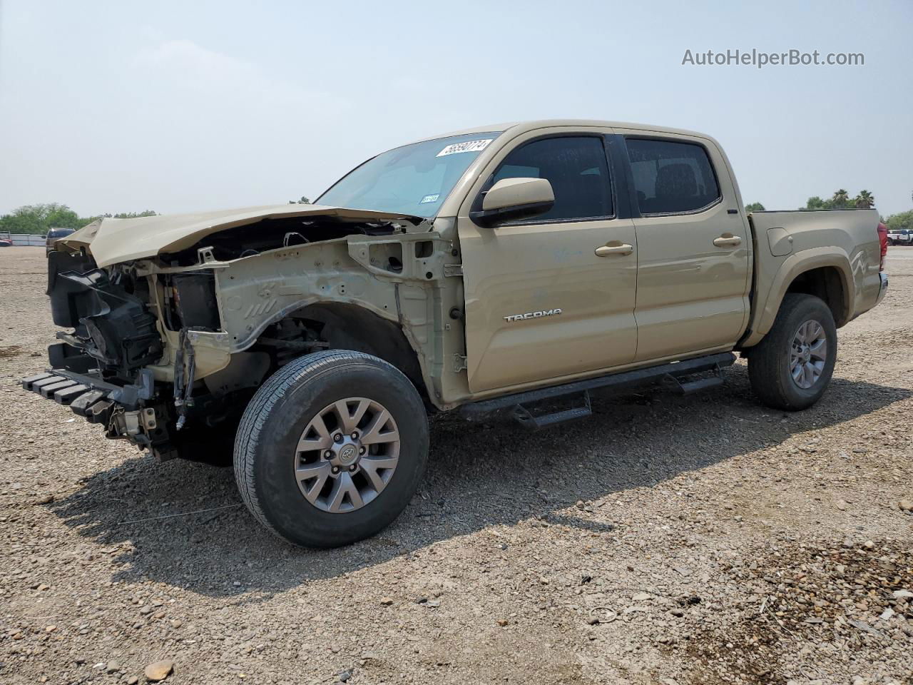 2019 Toyota Tacoma Double Cab Brown vin: 3TMAZ5CN4KM084130