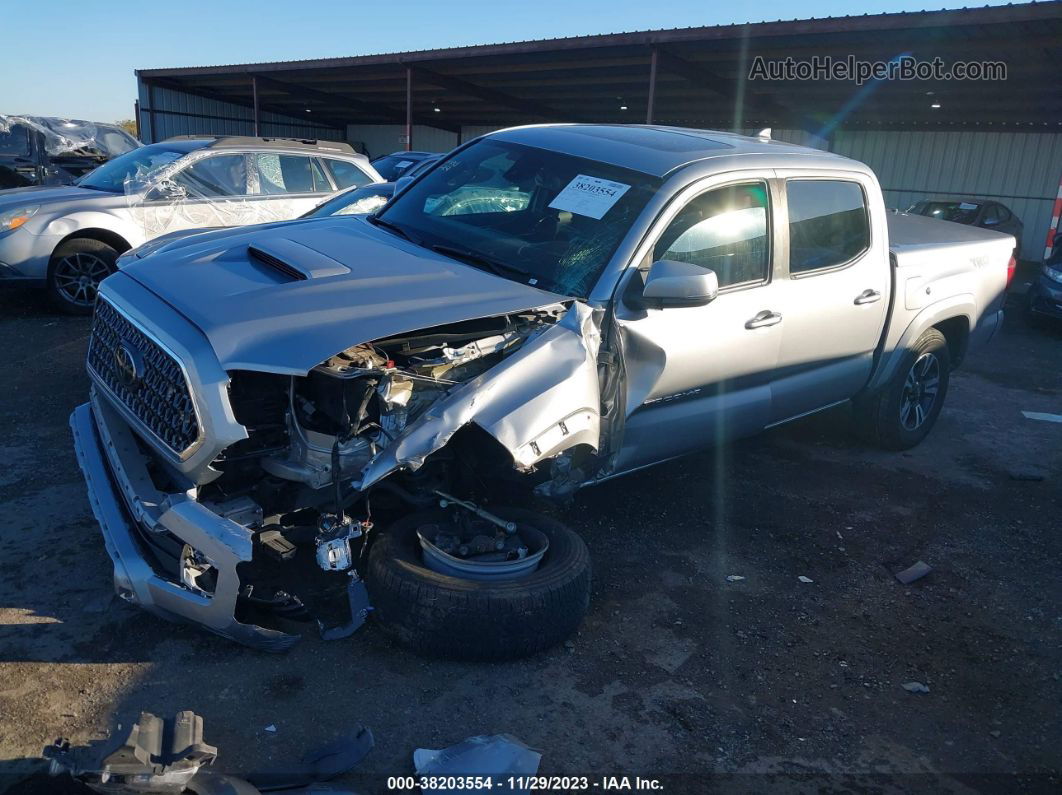 2019 Toyota Tacoma Trd Sport Gray vin: 3TMAZ5CN4KM095600