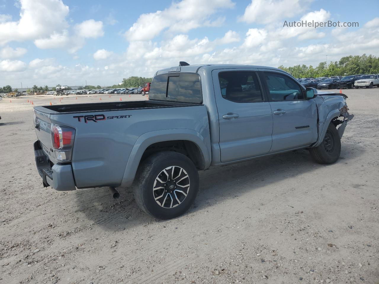 2020 Toyota Tacoma Double Cab Gray vin: 3TMAZ5CN4LM122554