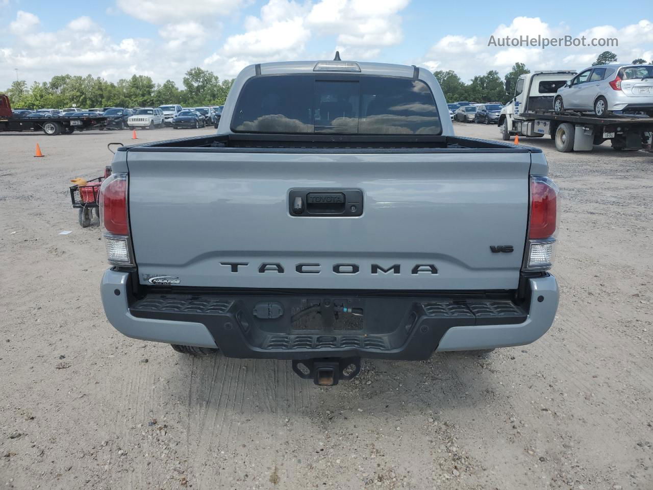 2020 Toyota Tacoma Double Cab Gray vin: 3TMAZ5CN4LM122554