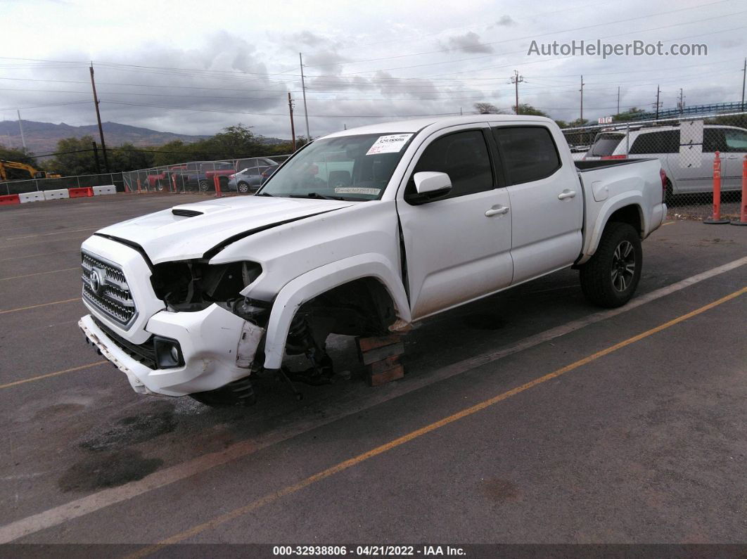2017 Toyota Tacoma Sr5/trd Sport Белый vin: 3TMAZ5CN5HM037116