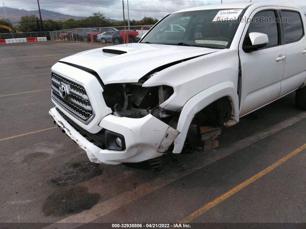 2017 Toyota Tacoma Sr5/trd Sport Белый vin: 3TMAZ5CN5HM037116
