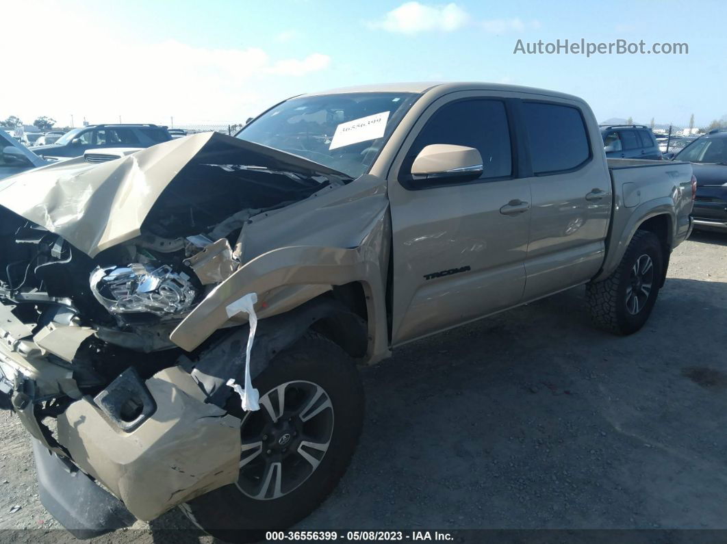 2017 Toyota Tacoma Sr5/trd Sport Beige vin: 3TMAZ5CN5HM043479