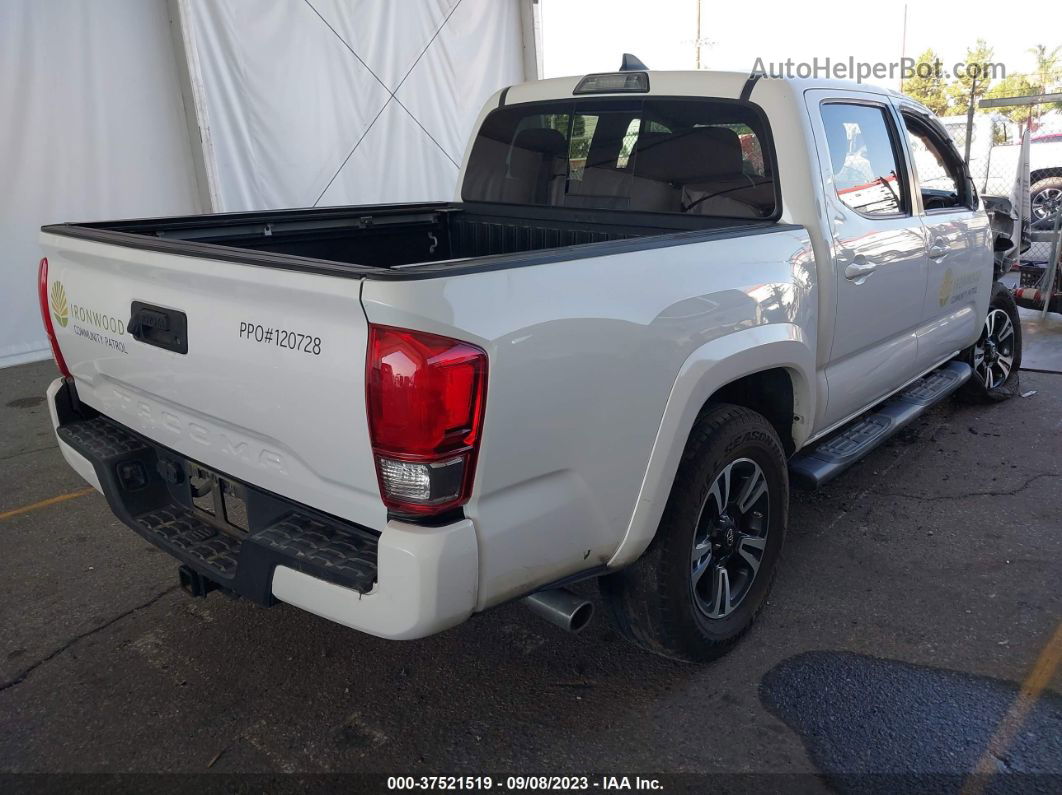 2017 Toyota Tacoma Sr5/trd Sport White vin: 3TMAZ5CN5HM047158