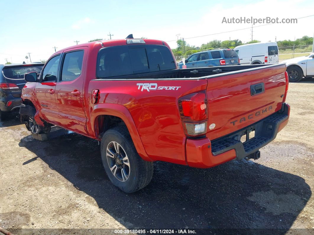 2019 Toyota Tacoma Trd Sport Red vin: 3TMAZ5CN5KM094441