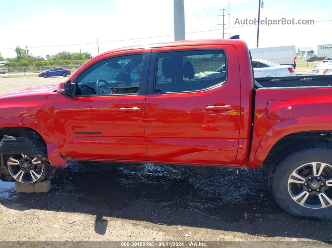 2019 Toyota Tacoma Trd Sport Red vin: 3TMAZ5CN5KM094441