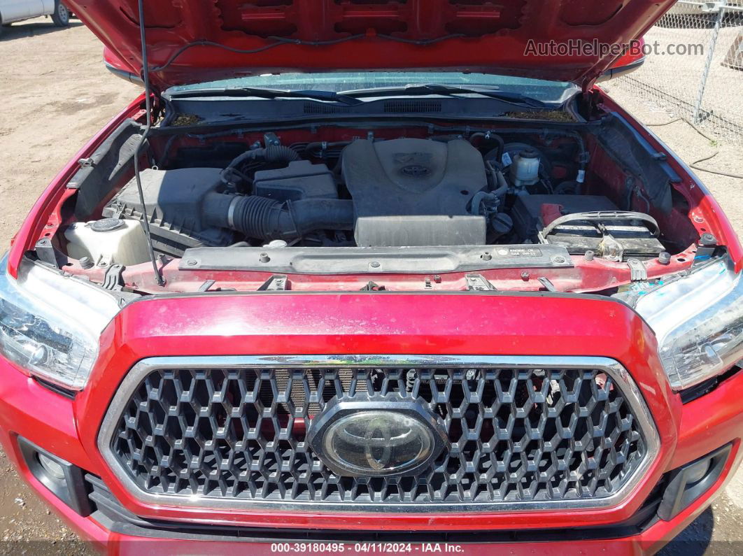 2019 Toyota Tacoma Trd Sport Red vin: 3TMAZ5CN5KM094441