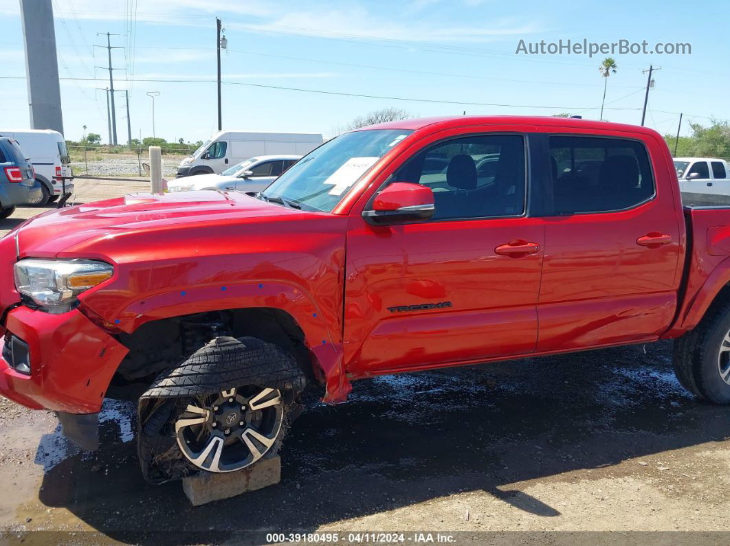 2019 Toyota Tacoma Trd Sport Red vin: 3TMAZ5CN5KM094441