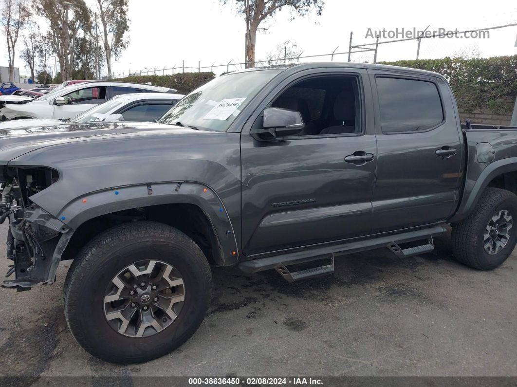 2019 Toyota Tacoma Trd Off Road Серый vin: 3TMAZ5CN5KM109374