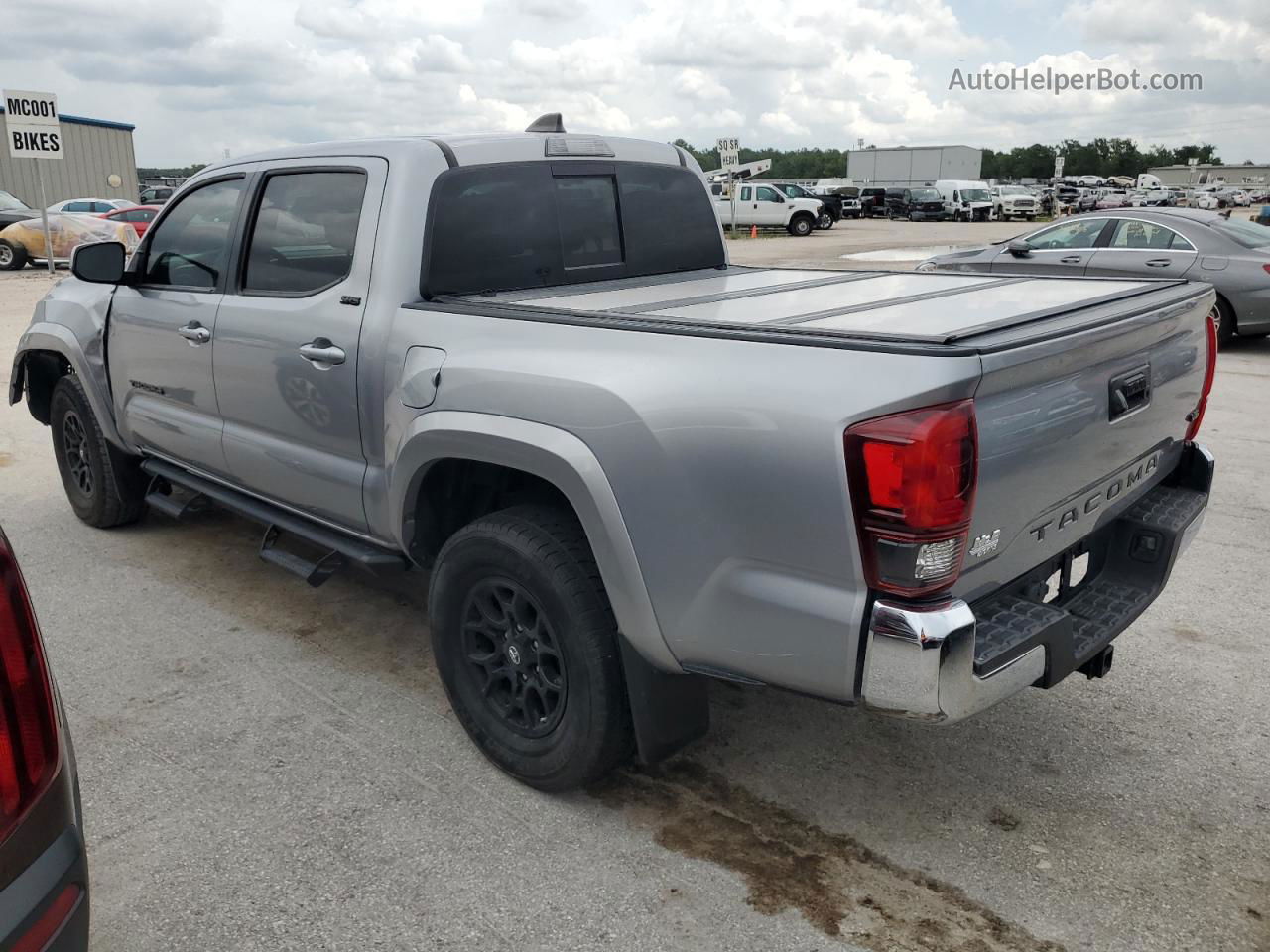 2020 Toyota Tacoma Double Cab Silver vin: 3TMAZ5CN5LM118352