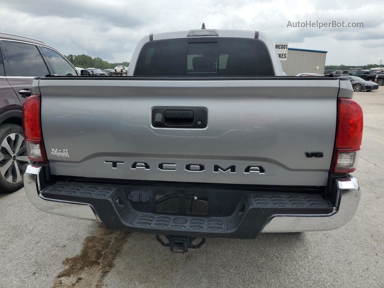 2020 Toyota Tacoma Double Cab Silver vin: 3TMAZ5CN5LM118352