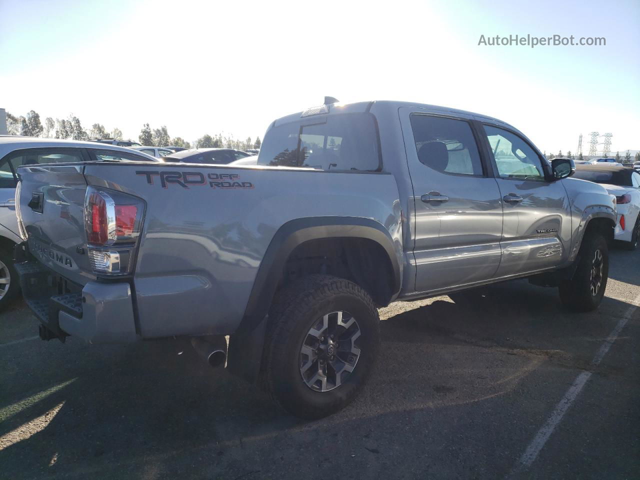 2020 Toyota Tacoma Double Cab Gray vin: 3TMAZ5CN5LM120571