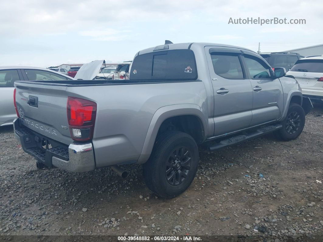 2020 Toyota Tacoma Sr5 V6 Silver vin: 3TMAZ5CN5LM129271