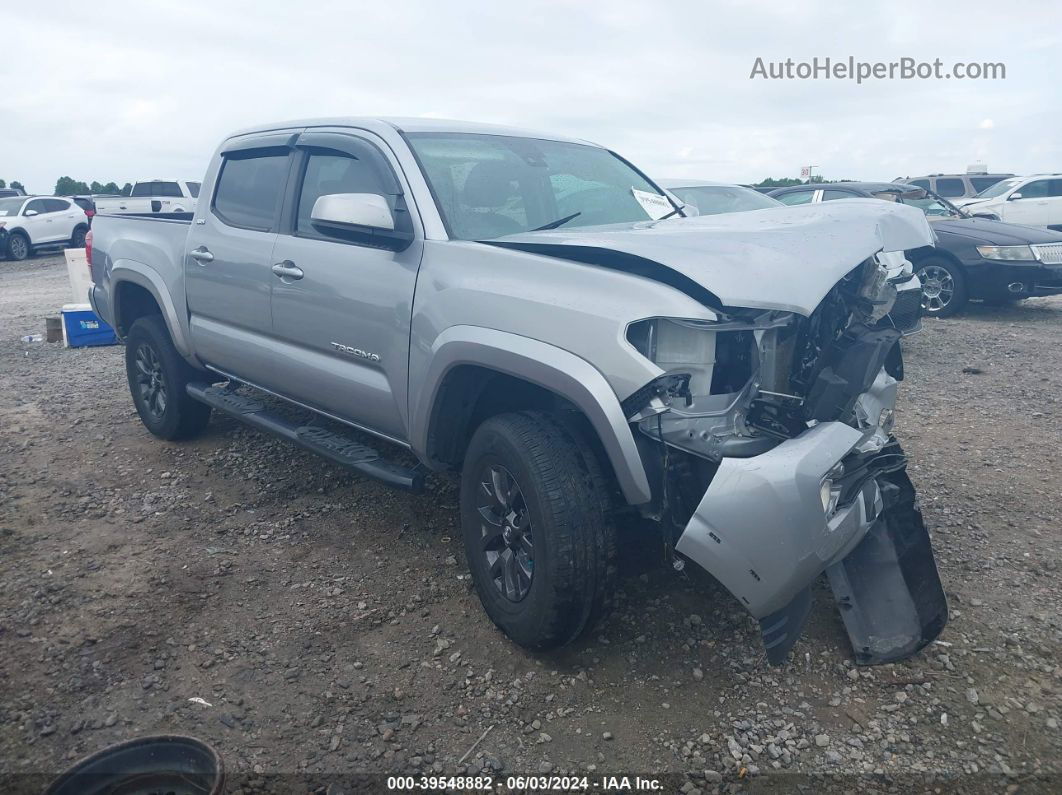 2020 Toyota Tacoma Sr5 V6 Silver vin: 3TMAZ5CN5LM129271