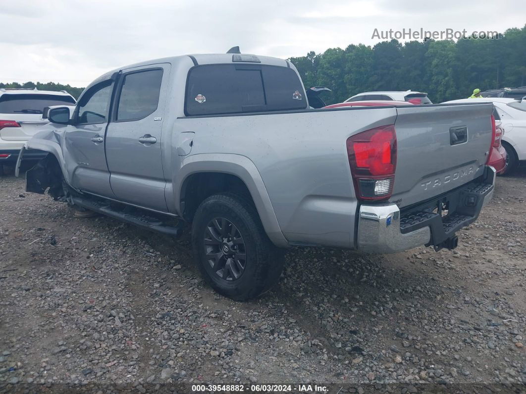 2020 Toyota Tacoma Sr5 V6 Silver vin: 3TMAZ5CN5LM129271