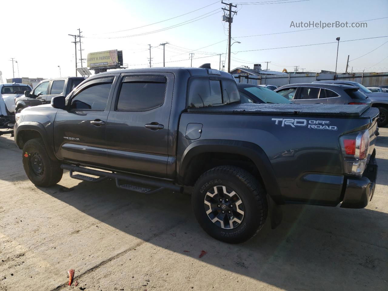 2020 Toyota Tacoma Double Cab Gray vin: 3TMAZ5CN5LM132428