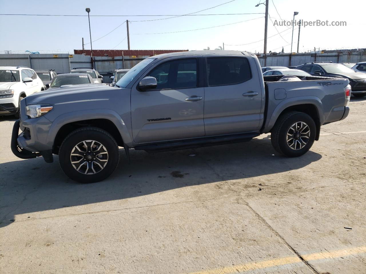 2020 Toyota Tacoma Double Cab Gray vin: 3TMAZ5CN5LM134759