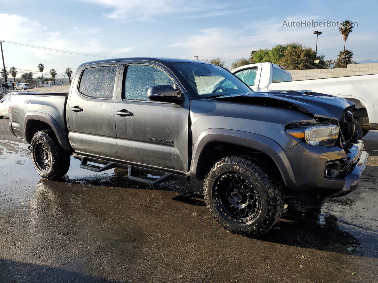 2020 Toyota Tacoma Double Cab Gray vin: 3TMAZ5CN5LM134924