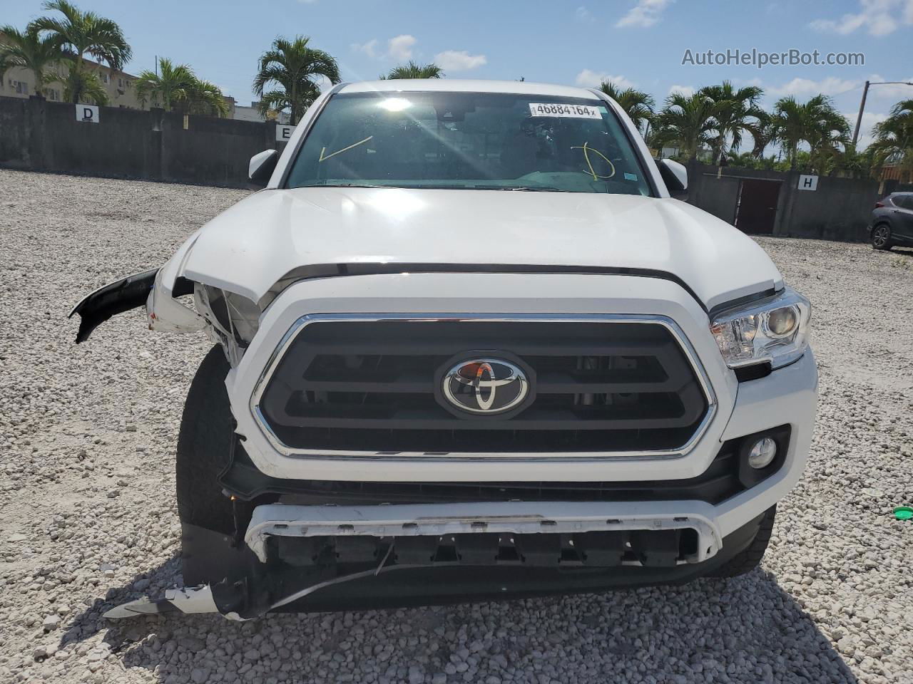 2020 Toyota Tacoma Double Cab Белый vin: 3TMAZ5CN5LM134972