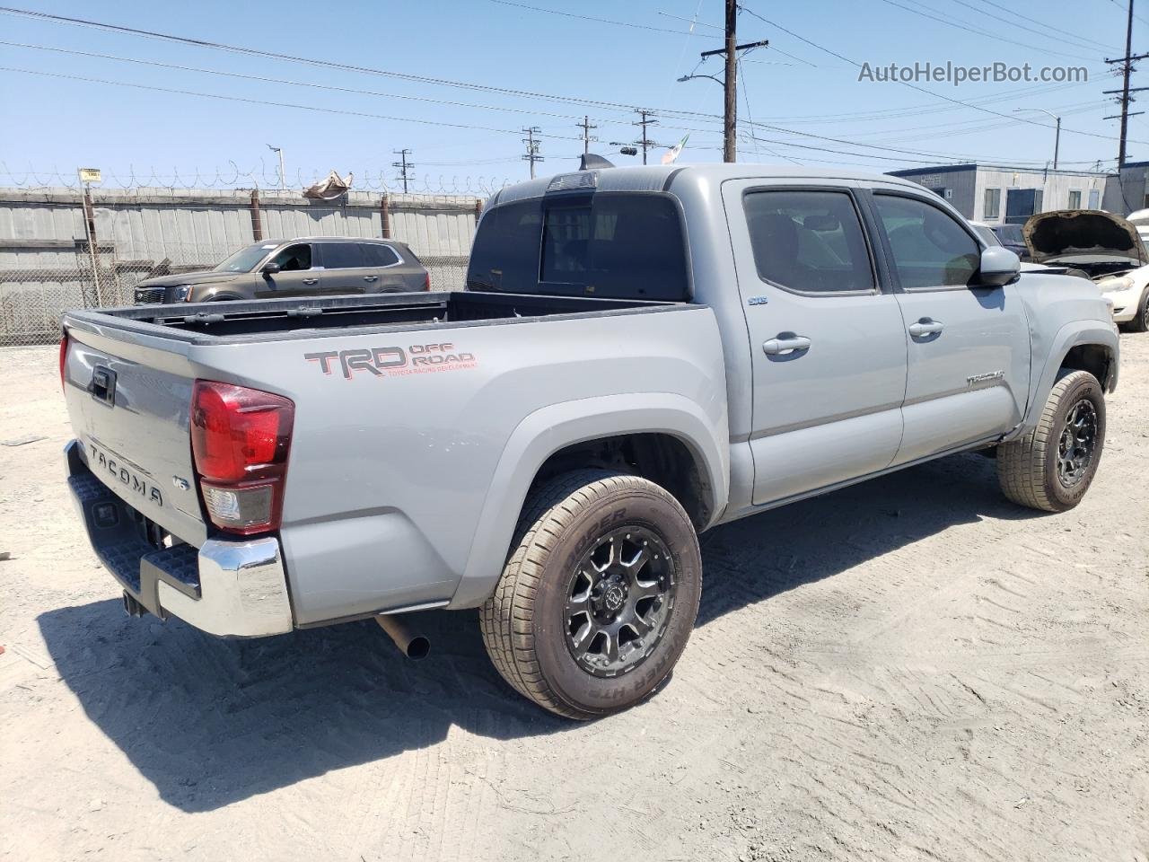 2021 Toyota Tacoma Double Cab Gray vin: 3TMAZ5CN5MM141146