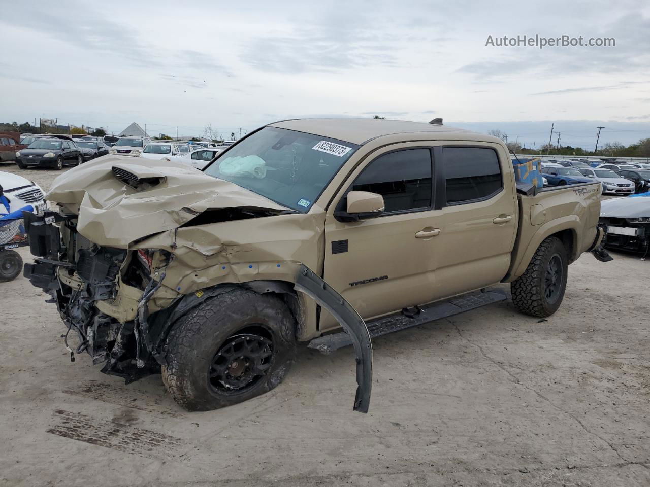 2020 Toyota Tacoma Double Cab Tan vin: 3TMAZ5CN6LM114939