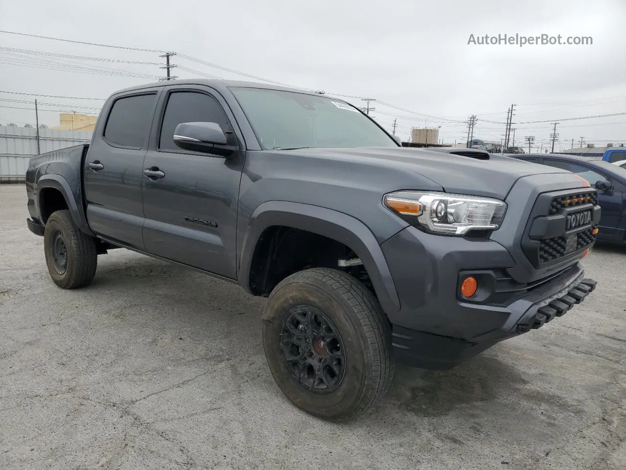 2021 Toyota Tacoma Double Cab Серый vin: 3TMAZ5CN6MM146839