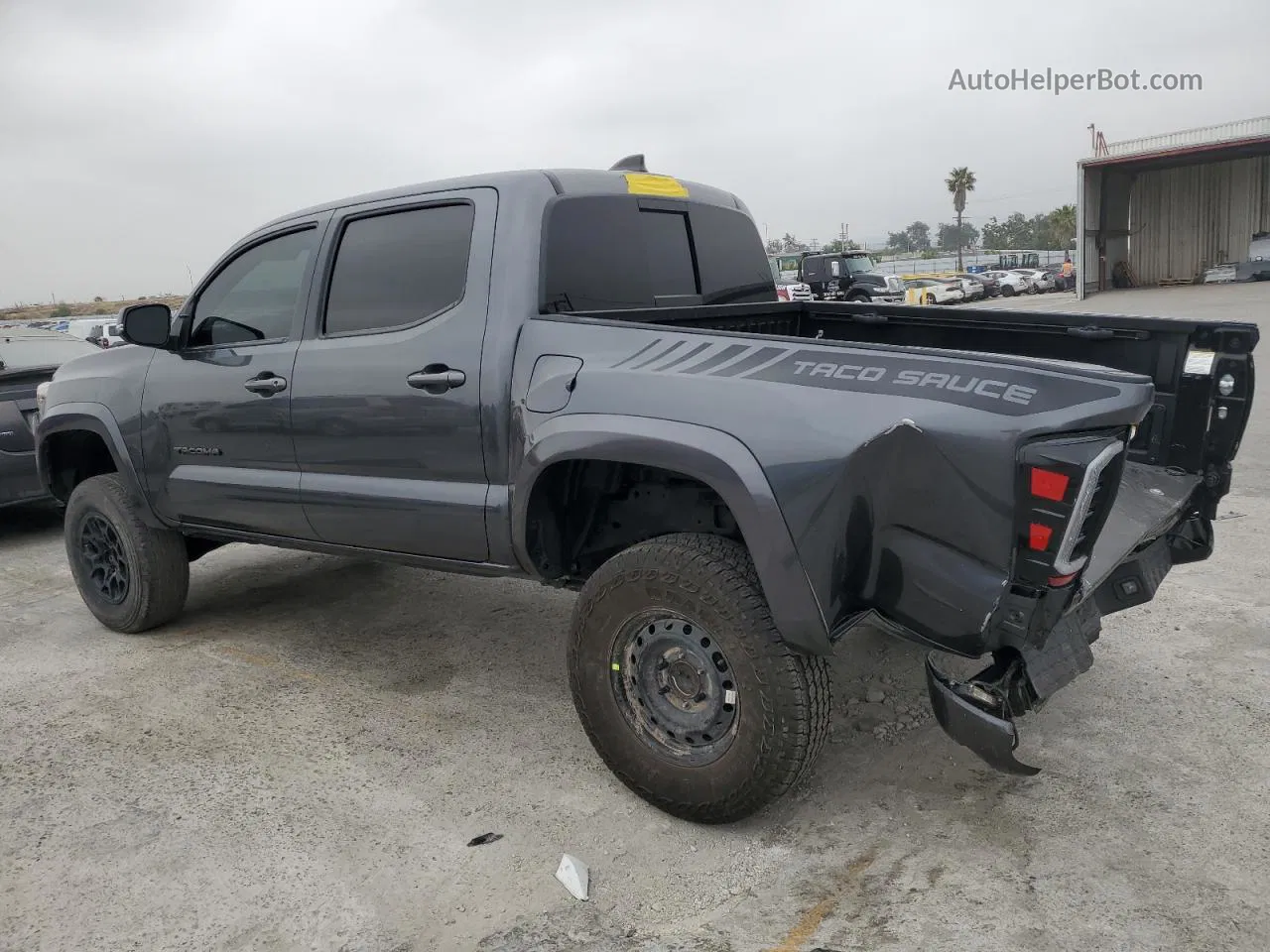 2021 Toyota Tacoma Double Cab Gray vin: 3TMAZ5CN6MM146839