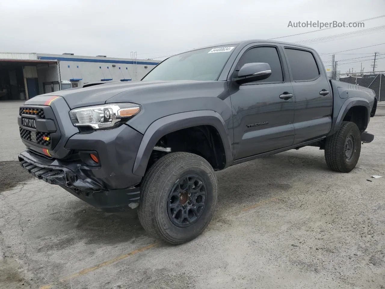 2021 Toyota Tacoma Double Cab Gray vin: 3TMAZ5CN6MM146839