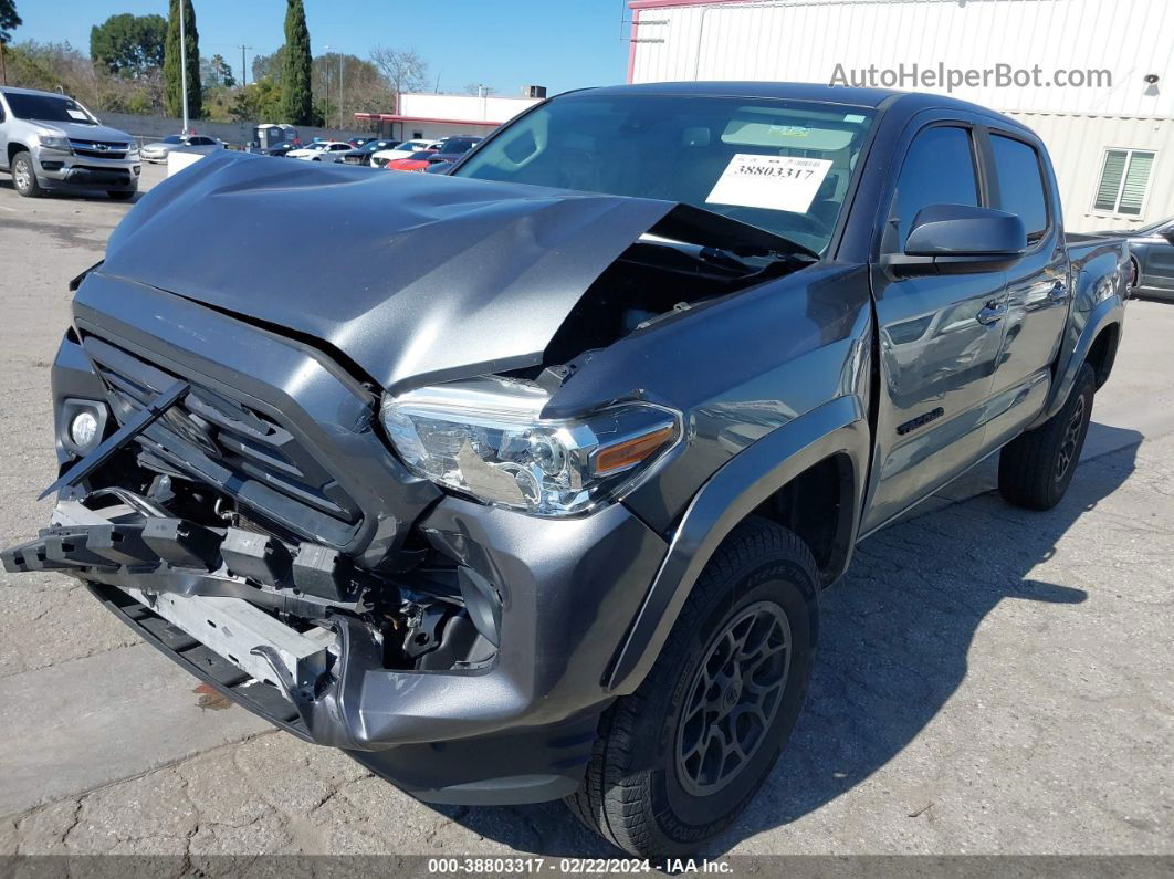 2021 Toyota Tacoma Sr5 V6 Gray vin: 3TMAZ5CN6MM149482