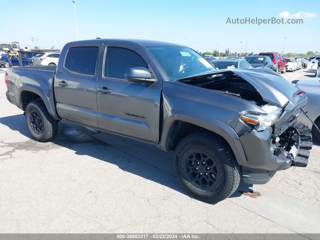 2021 Toyota Tacoma Sr5 V6 Gray vin: 3TMAZ5CN6MM149482