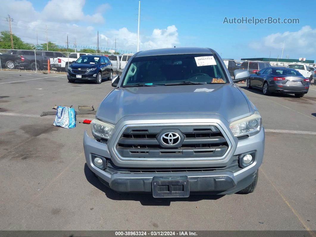 2017 Toyota Tacoma Sr5 V6 Silver vin: 3TMAZ5CN7HM031124