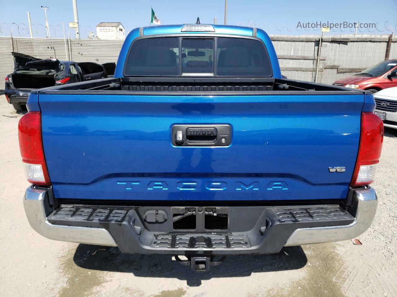 2017 Toyota Tacoma Double Cab Blue vin: 3TMAZ5CN7HM043774